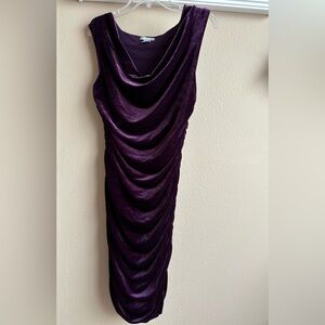 H&M Velvet Ruched Dress